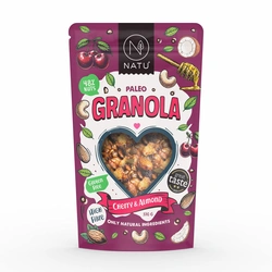 NATU Paleo granola třešně a mandle 350 g