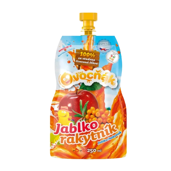 Ovocňák Mošt jablko rakytník 250 ml