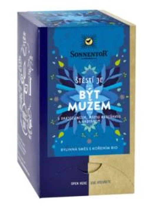 Sonnentor Čaj Štěstí je Být mužem 18x1,5g Bio
