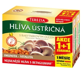 Terezia Company Hlíva ústřičná s rakytníkovým olejem 120 kapslí