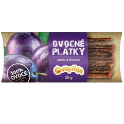 Ovocňák Ovocné plátky jablko švestka 20 g