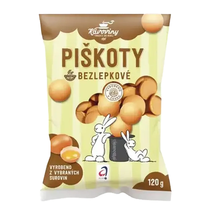 Kávoviny Bezlepkové piškoty 120g