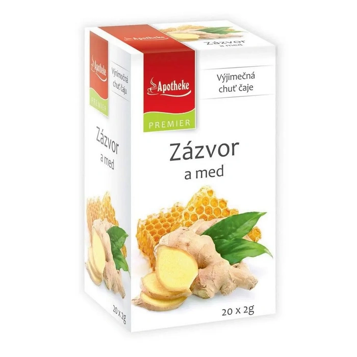 Apotheke Premier Zázvor a med 20x2 g