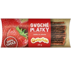 Ovocňák Ovocné plátky jablko jahoda 20 g