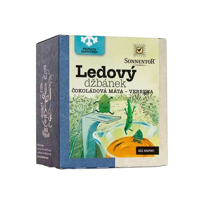 Sonnentor Ledový džbánek čokoládová máta verbena  pyramidální sáčky 32 g  BIO