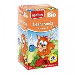 Apotheke Pohádkový čaj Lesní směs s malinou BIO 20x2g
