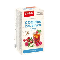 Apotheke COOLTEA Brusinka s malinou 20x2g
