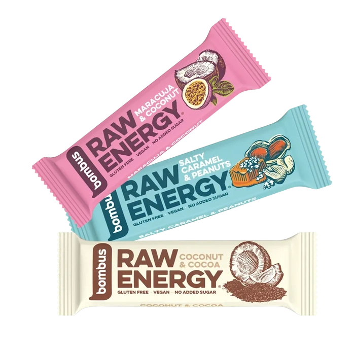 Bombus Raw Energy tyčinka AKCE 2+1 3x50 g