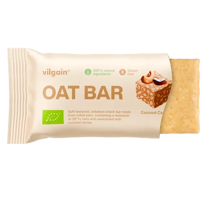 Vilgain Oat Bar BIO kešu a kokos 50 g