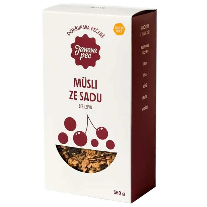 Janova pec Müsli pečené ze sadu bez lepku 350g