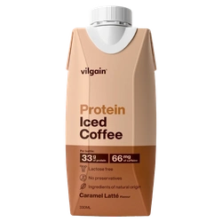 Vilgain Protein Iced Coffee karamelové latté 330 ml