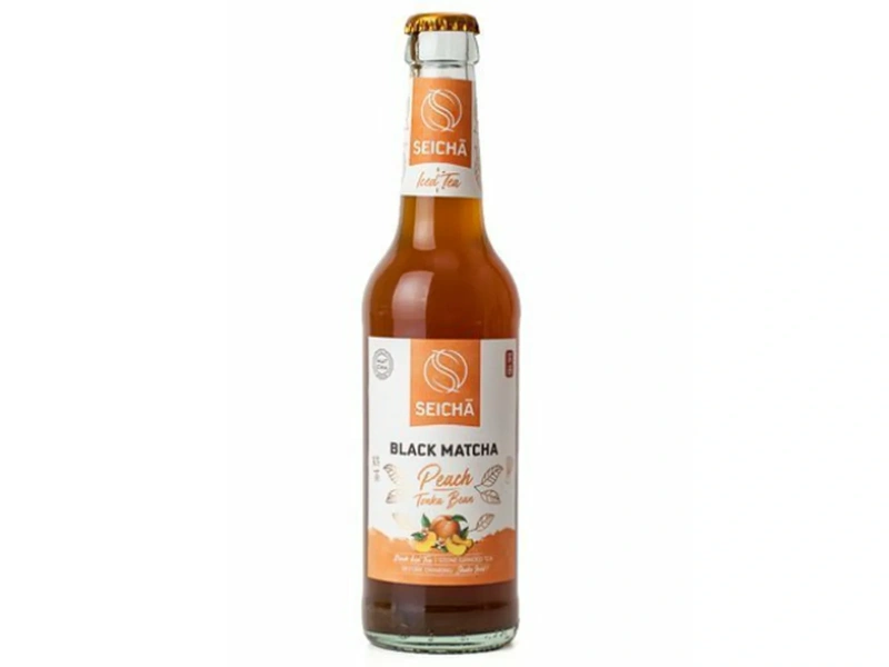 Seicha Matcha Black Peach 0,33 l