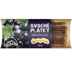 Ovocňák Ovocné plátky jablko černý rybíz 20 g