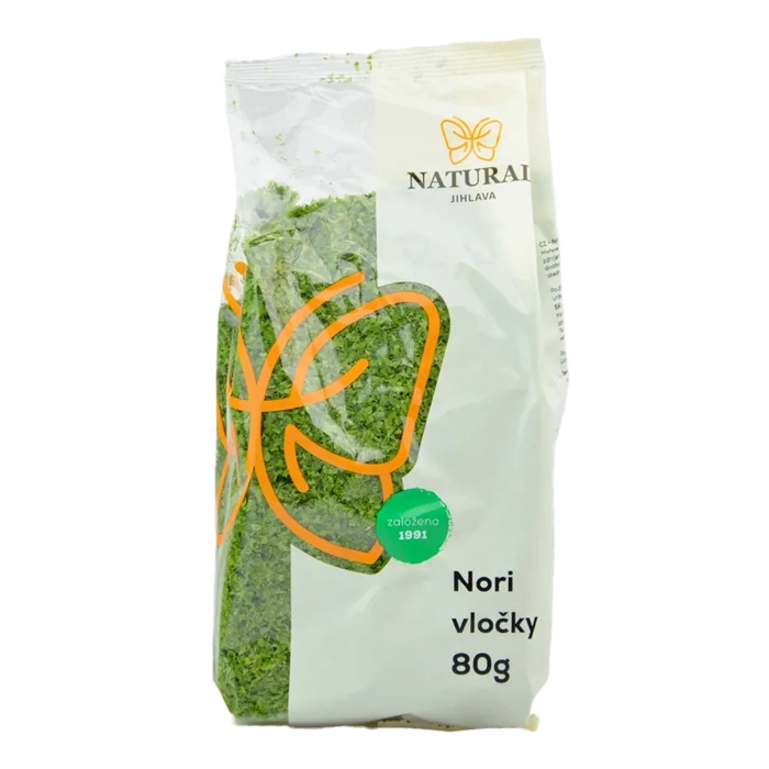 Natural Jihlava Mořské řasy Nori vločky 80 g