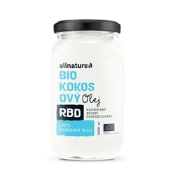Allnature RBD Kokosový olej bez vůně 1000 ml BIO