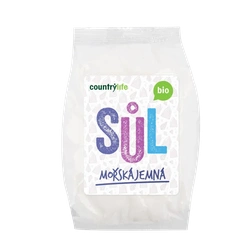 Country Life Sůl mořská jemná 1 kg BIO