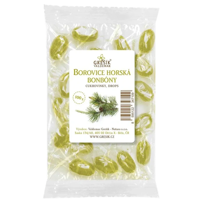 Grešík Bonbony Borovice horská 100 g