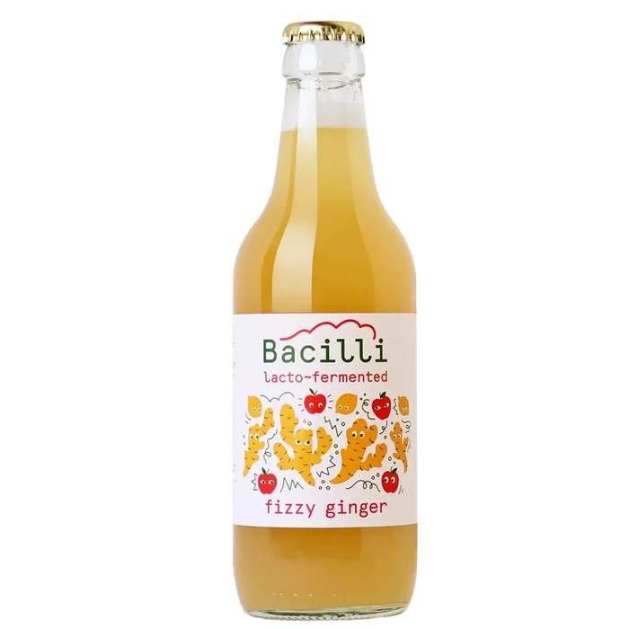 Bacilli Fermentovaná limonáda Fizzy ginger 330 ml BIO