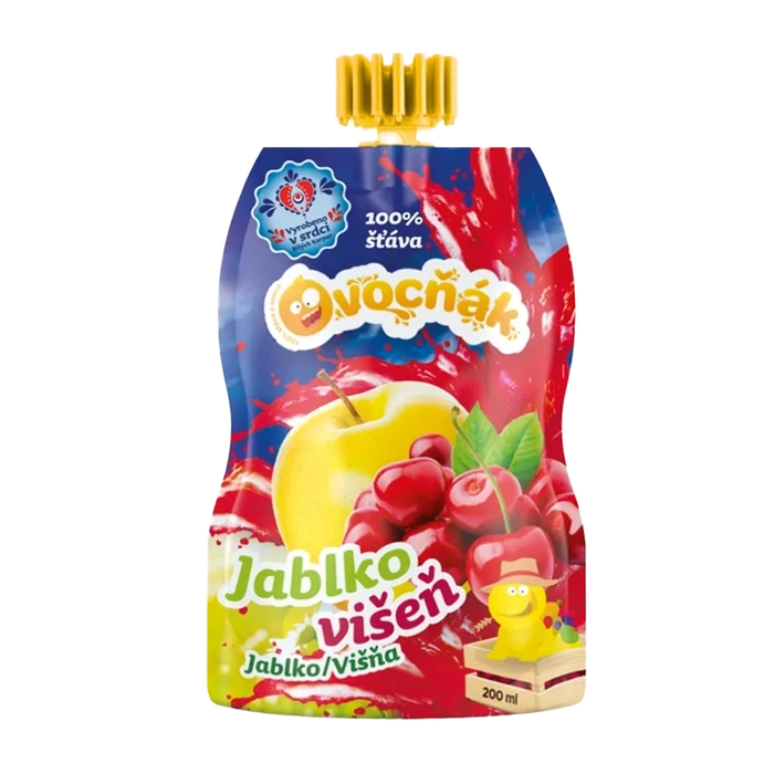 Ovocňák Mošt jablko višeň 200 ml