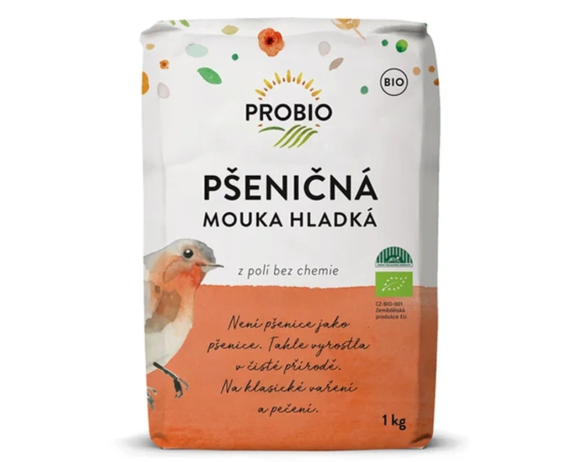 PROBIO Mouka pšeničná hladká 1kg BIO