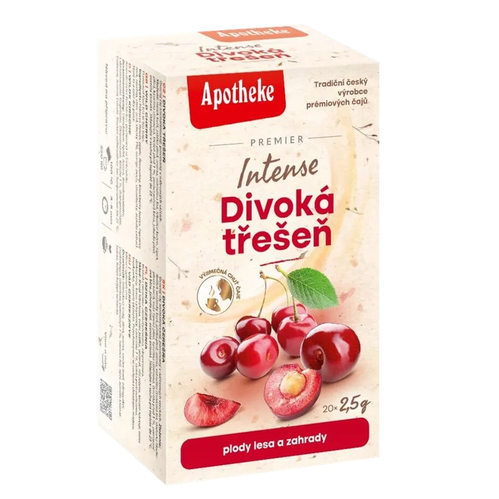 Apotheke Premier Čaj Divoká třešeň 20x2,5g