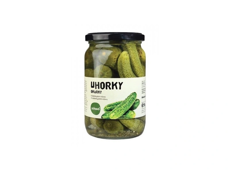 Zdravo Okurky ve sladkokyselém nálevu 670 g