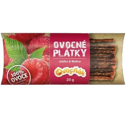 Ovocňák Ovocné plátky jablko malina 20 g