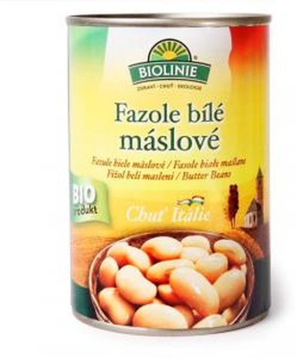 Biolinie Fazole bílé máslové sterilované 400g