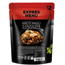 Expres Menu Krůtí ragú s fazolemi 600 g (2 porce)