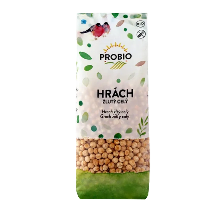 PROBIO Hrách žlutý celý 500g BIO