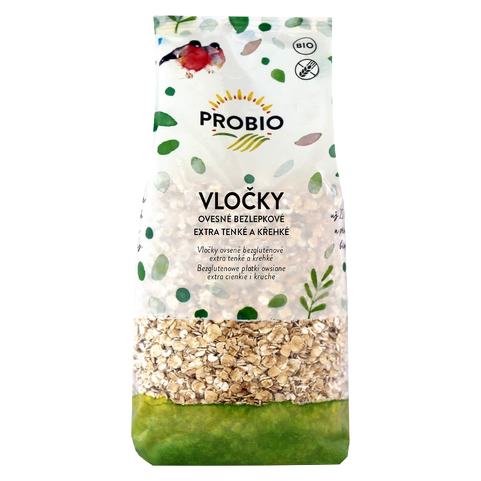 PROBIO Vločky ovesné bezlepkové extra tenké a křehké 500 g BIO