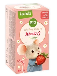 Apotheke Pohádkový čaj Jahodový se šípkem 20x1,5 g Bio