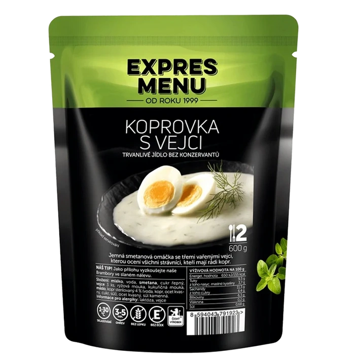 Expres Menu Koprovka s vejci 600 g (2 porce)