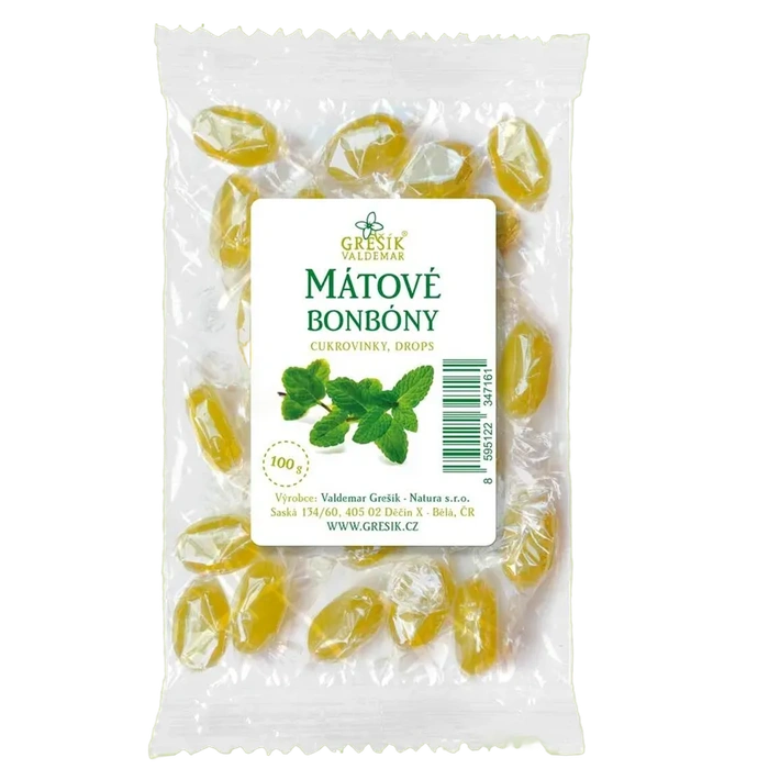Grešík Mátové bonbony s citrónem 100g