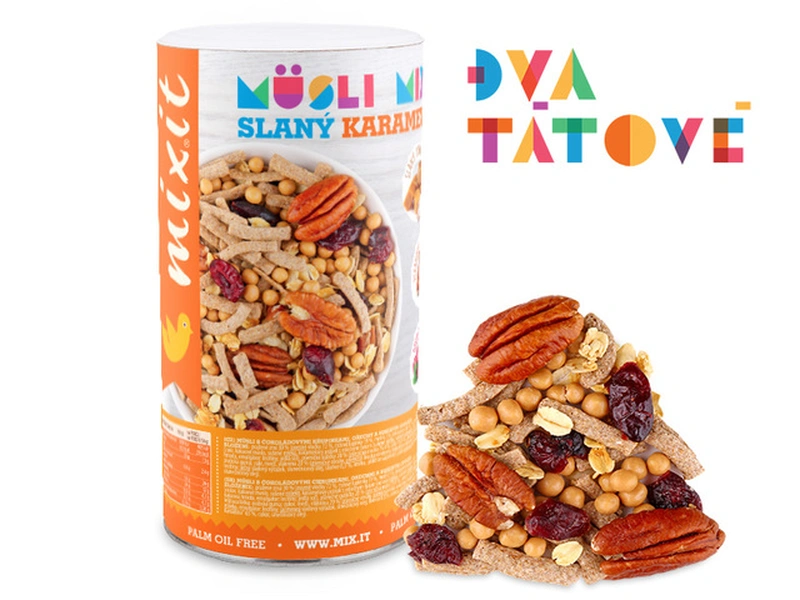 Mixit Müsli Pečený slaný karamel s pekany 470g