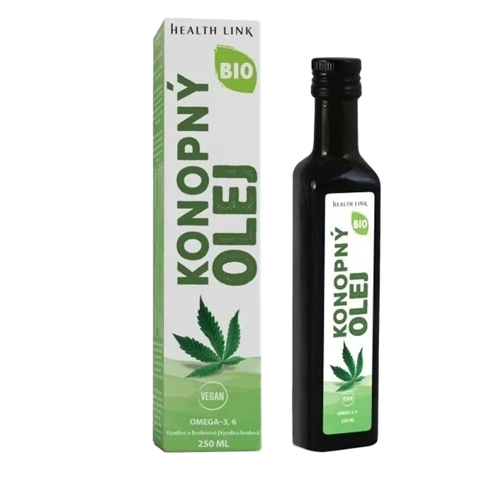 Health Link Konopný olej 250 ml BIO