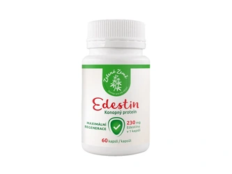 Zelená Země EDESTIN konopný protein 60 kapslí