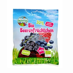 Ökovital Bonbony želatinové Lesní plody vegan méně sladké BIO 80 g