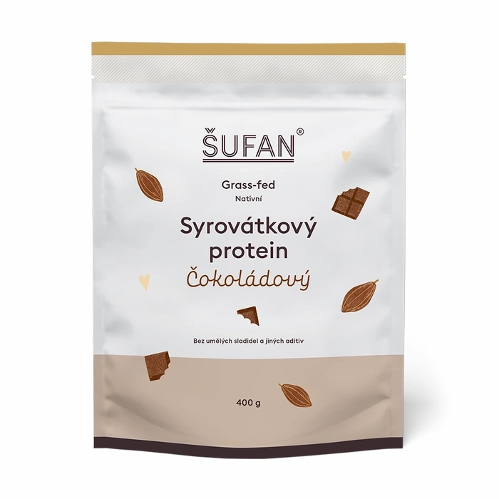 Šufan Syrovátkový protein čokoládový 400 g