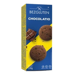 BEZGLUTEN Sušenky CHOCOLATIO čokoládové cookies 130 g BLP