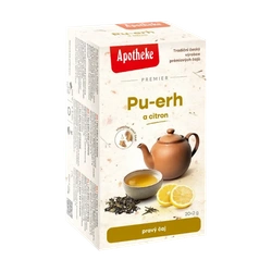 Apotheke Čaj Pu-er a citron 20x2g