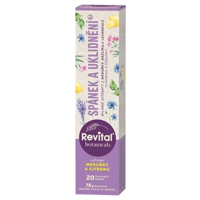 Revital Botanicals Spánek a uklidnění 20 šumivých tablet