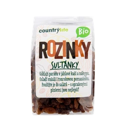 Country Life Rozinky sultánky 200g BIO