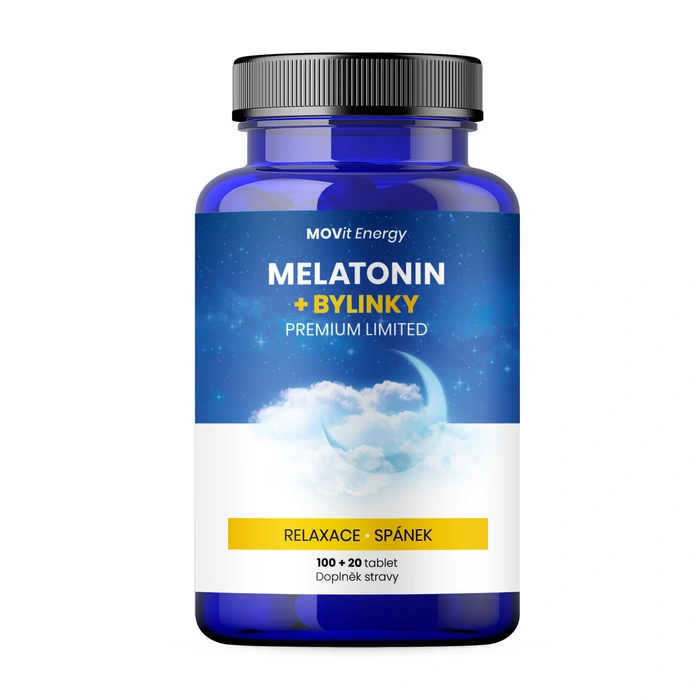 MOVit Melatonin + Bylinky Premium Limited 100+20 tablet