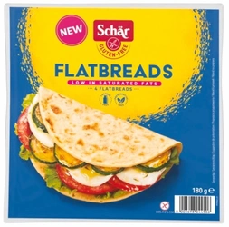 Schar Chlebové placky FLATBREATS bez lepku 180g(4x45g)