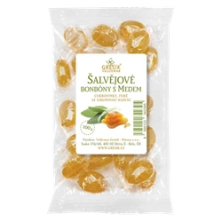 Grešík Šalvějové bonbony s medem 100 g