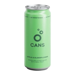 CANS Jemně perlivá voda Jablko a bezinka 330 ml