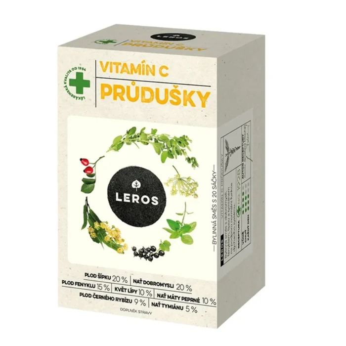 Leros Vitamin C průdušky 20x1,5 g