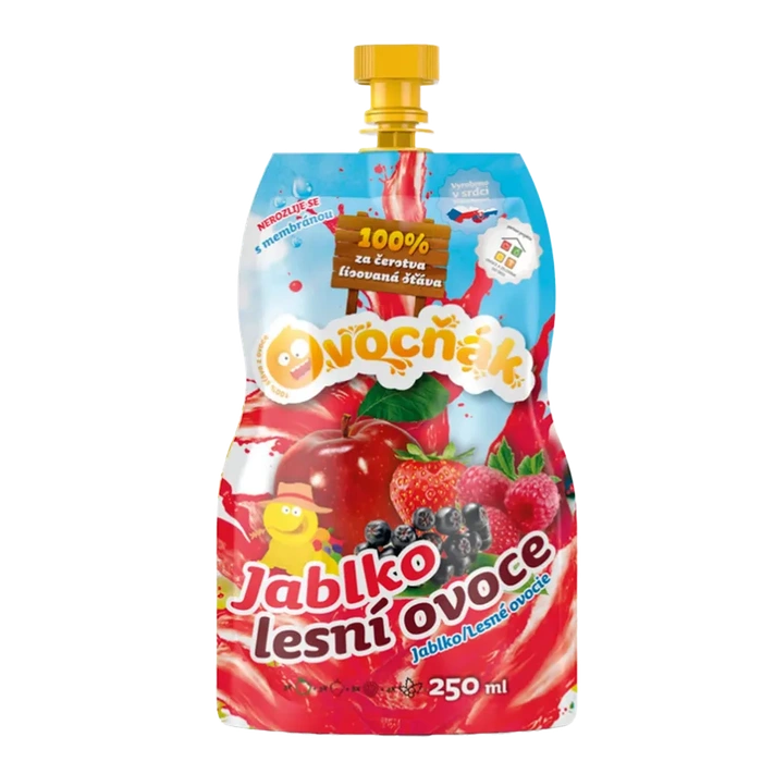 Ovocňák Mošt jablko lesní ovoce 250 ml