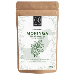 NATU Moringa prášek 130 g BIO